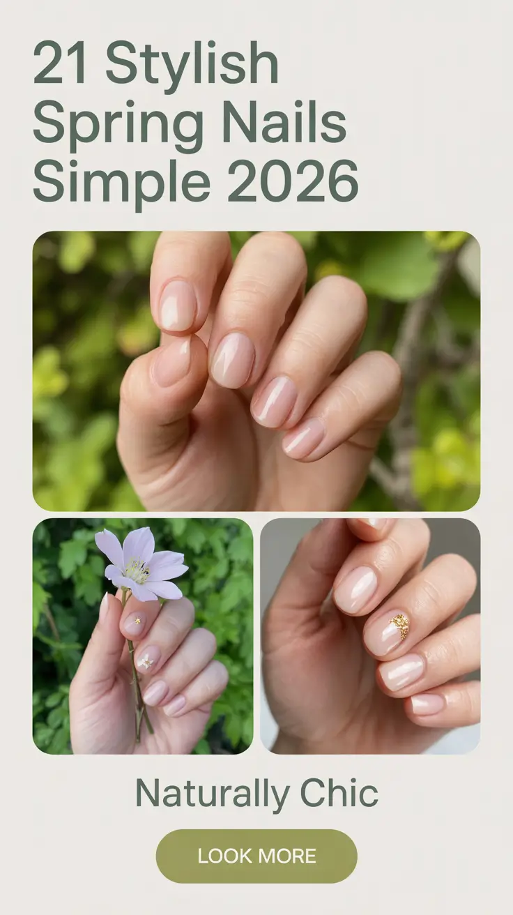 Stylish Spring Nails Simple 2026 Ideas You Will Actually Want to Wear