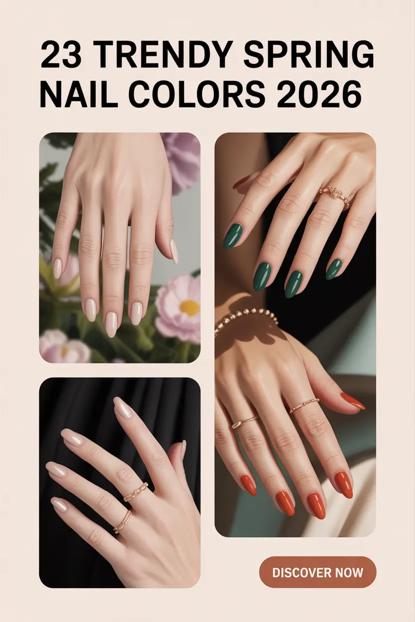 Trendy Spring Nail Colors 2026 That Look Fresh, Chic, and Pinterest-Perfect