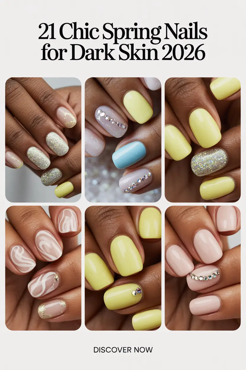 Chic Spring Nails For Dark Skin 2026 Color Ideas That Look Expensive and Effortless