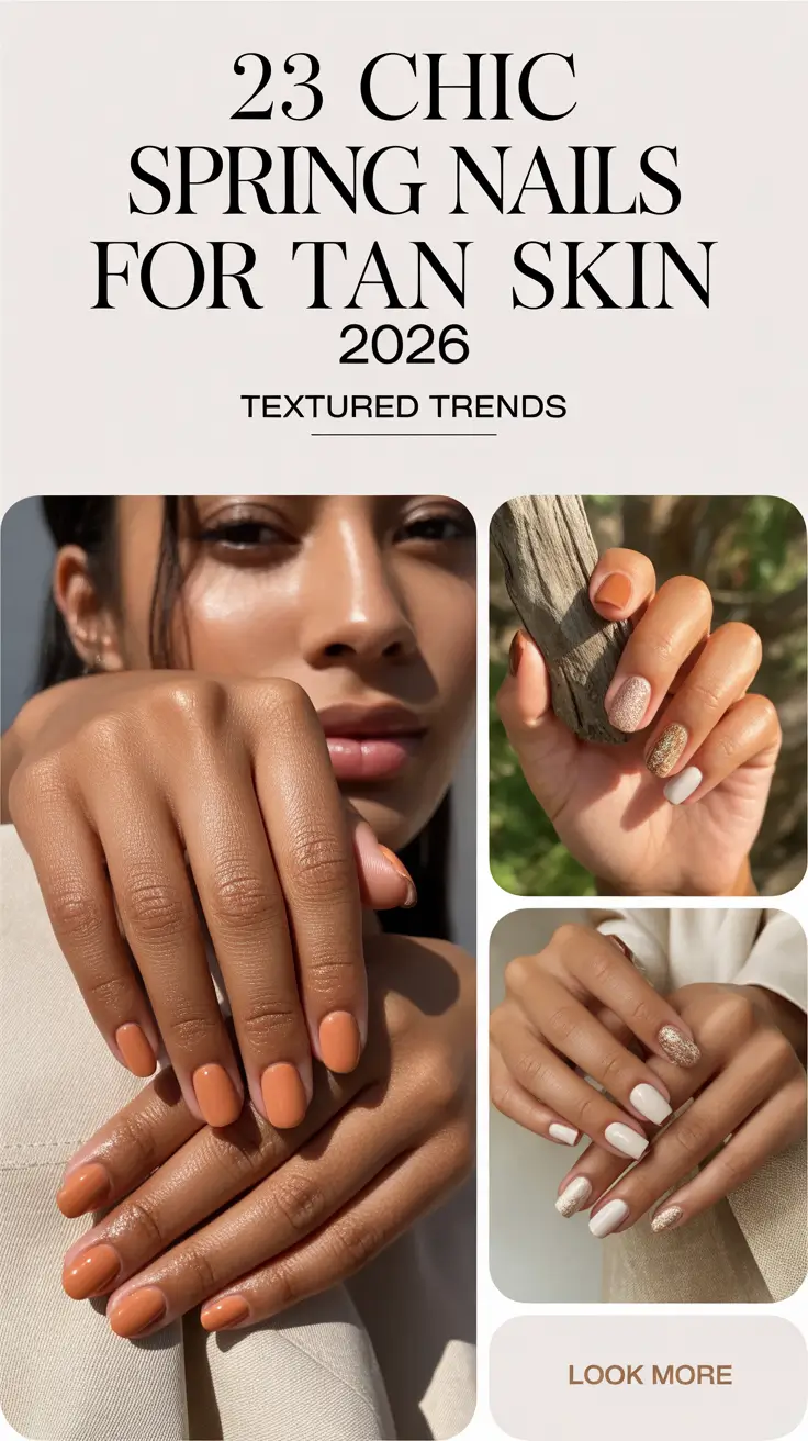 Chic Spring Nails For Tan Skin 2026 Trends That Look Fresh, Modern, and Effortless