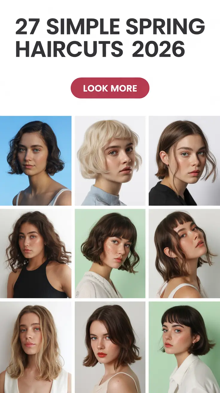 Simple Spring Haircuts 2026 That Feel Fresh Easy and Wearable