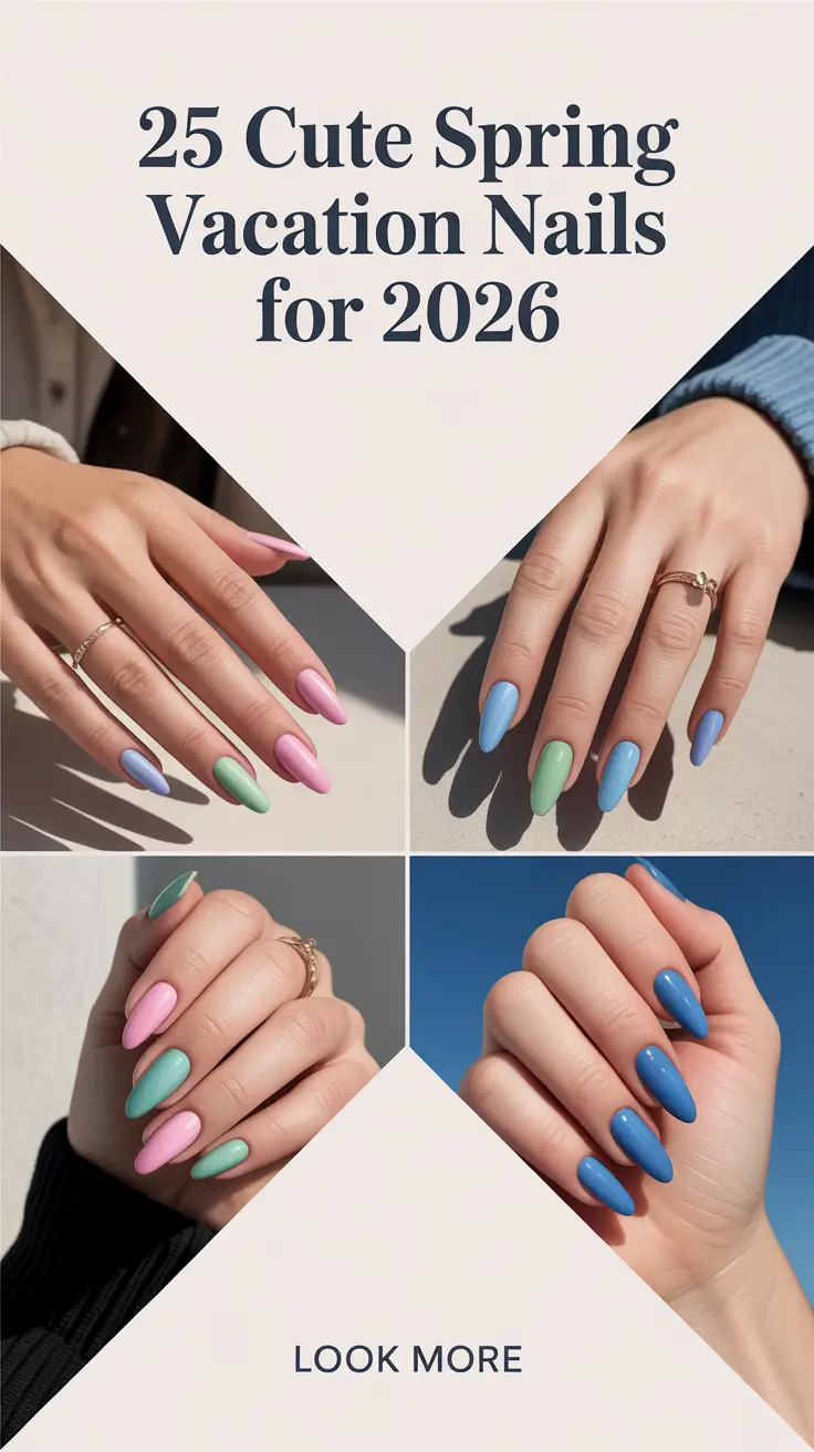 Cute Spring Vacation Nails For 2026 That Feel Fresh, Fun, and Effortlessly Stylish for Every Spring Getaway