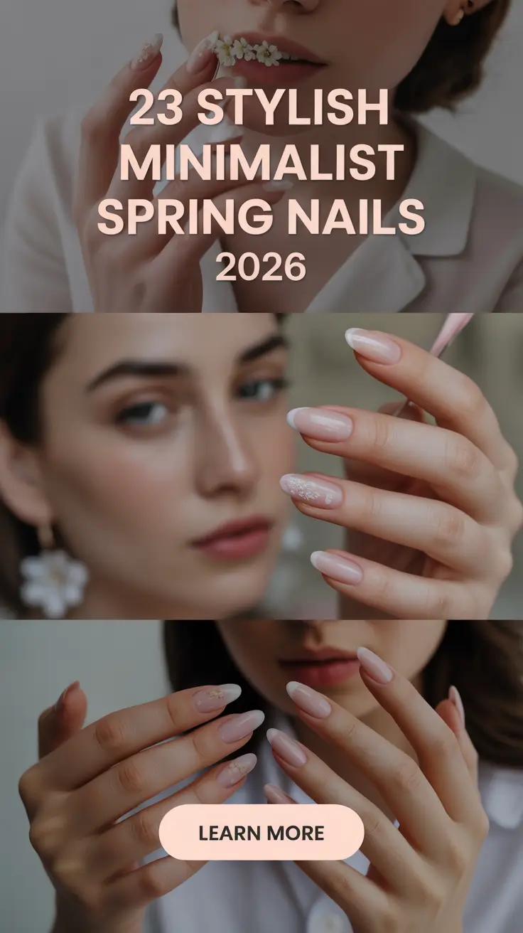 Stylish Minimalist Spring Nails 2026 Inspo and Fresh Ideas