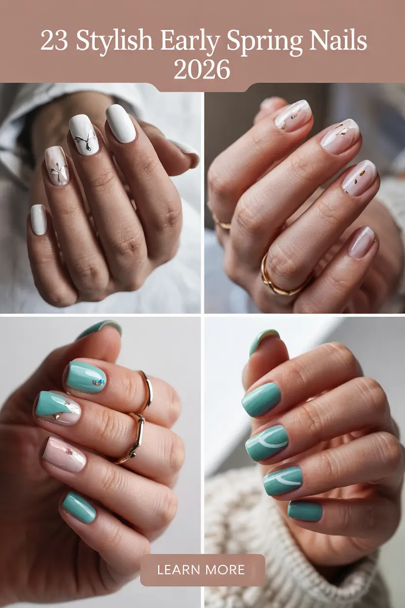 Stylish Early Spring Nails 2026 – Fresh Almond, Gel, and Floral Nail Ideas