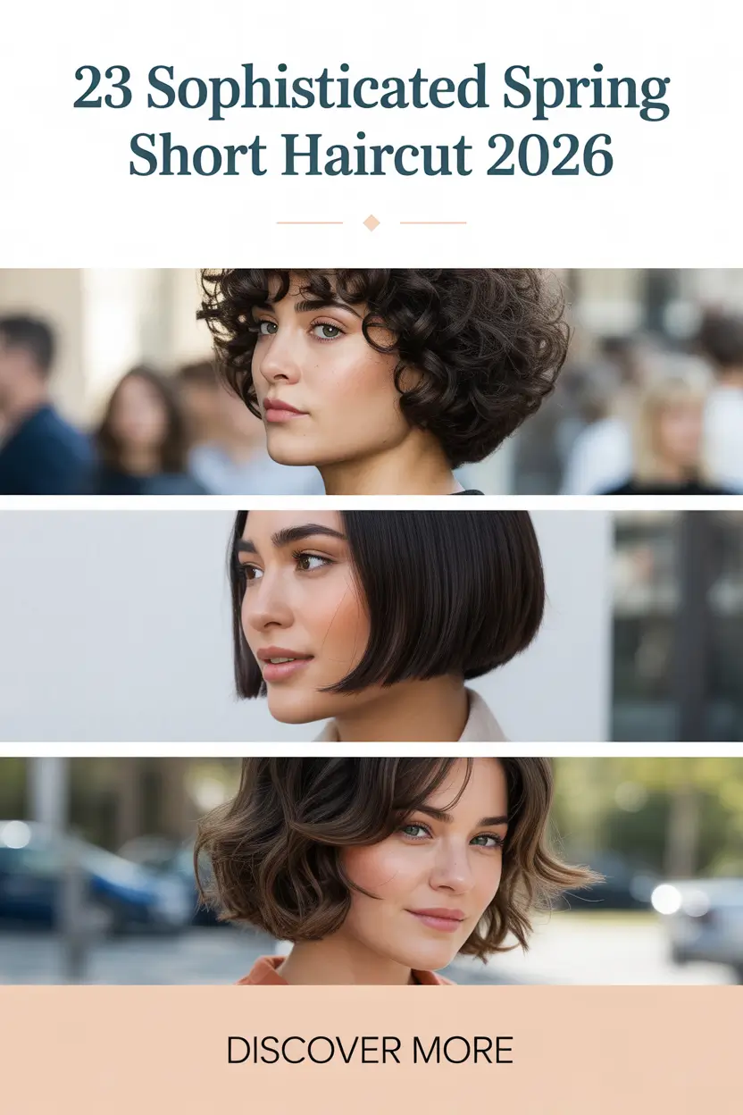 Sophisticated Spring Short Haircut 2026 – Fresh Ideas for Confident Women