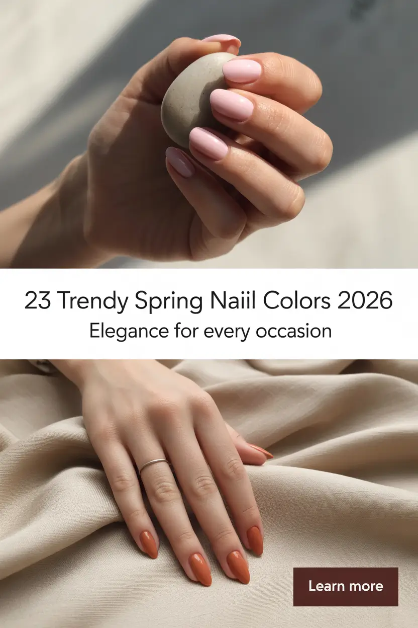 Trendy Spring Nail Colors 2026 That Look Fresh, Chic, and Pinterest-Perfect