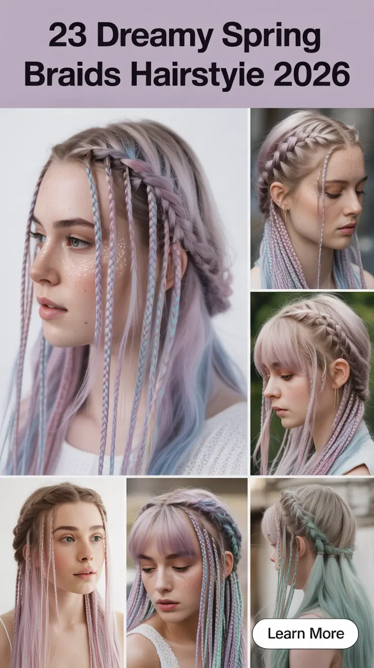 Dreamy Spring Braids Hairstyle 2026 Ideas for Cute Easy and Pretty Seasonal Looks