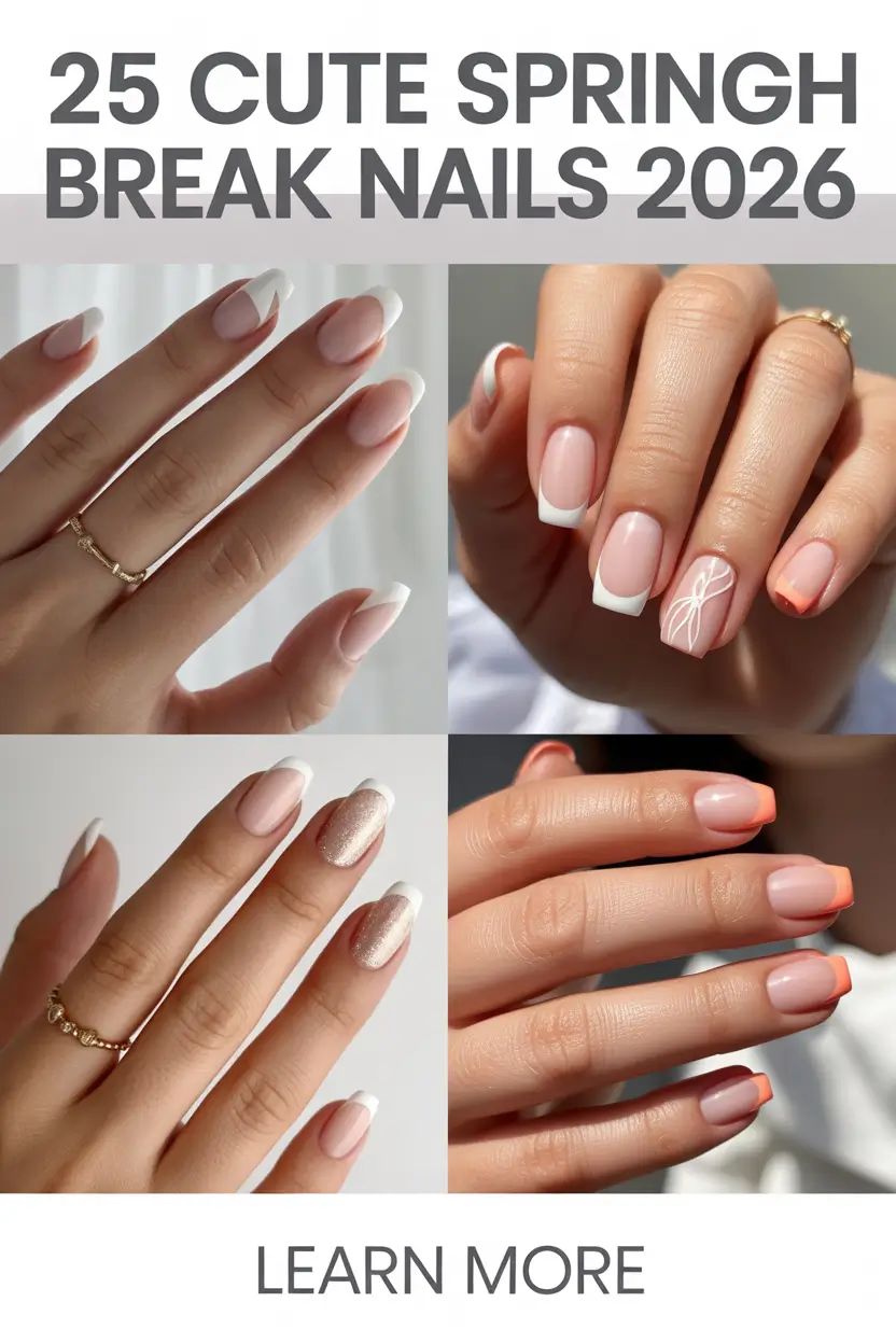 Cute Spring Break Nails 2026 Ideas and Inspo for a Fresh Vacation Look