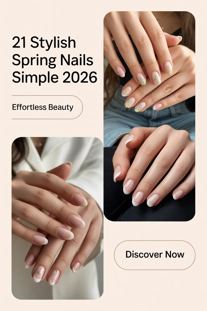 Stylish Spring Nails Simple 2026 Ideas You Will Actually Want to Wear
