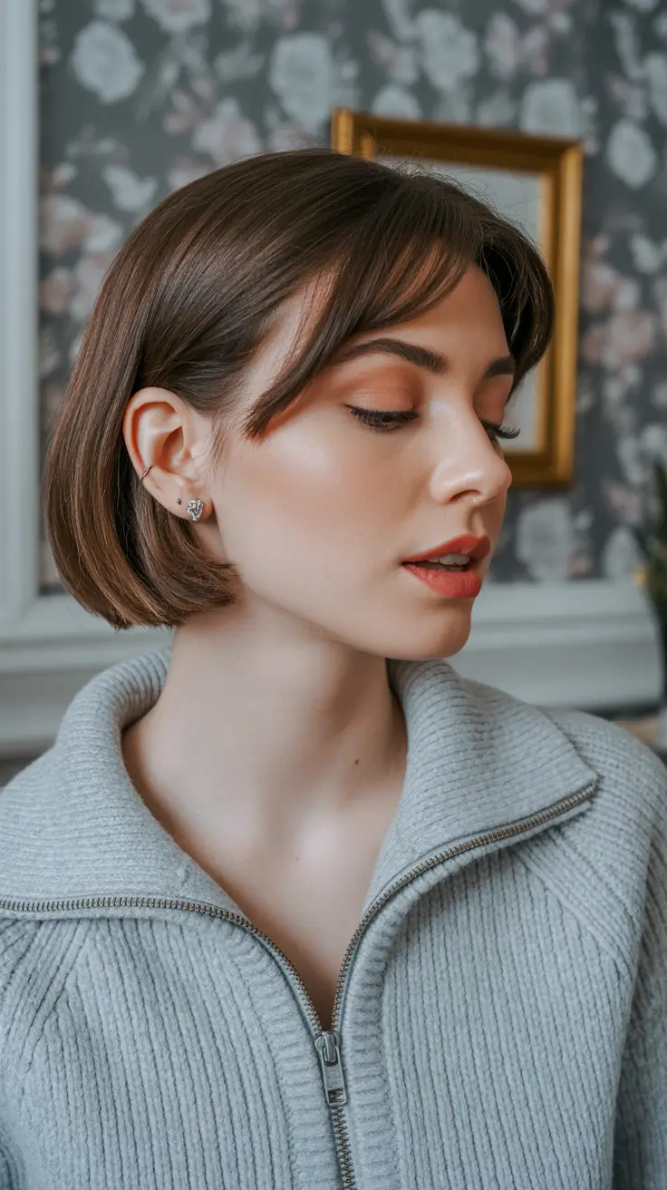 spring bob haircut 2026 Classic Sleek Bob with Modern Elegance