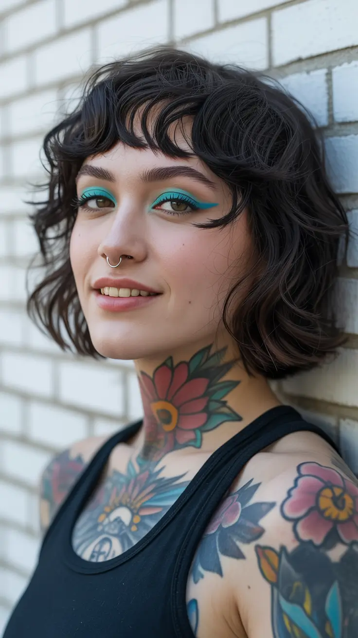 spring bob haircut 2026 Edgy Micro Bob With Punk Attitude