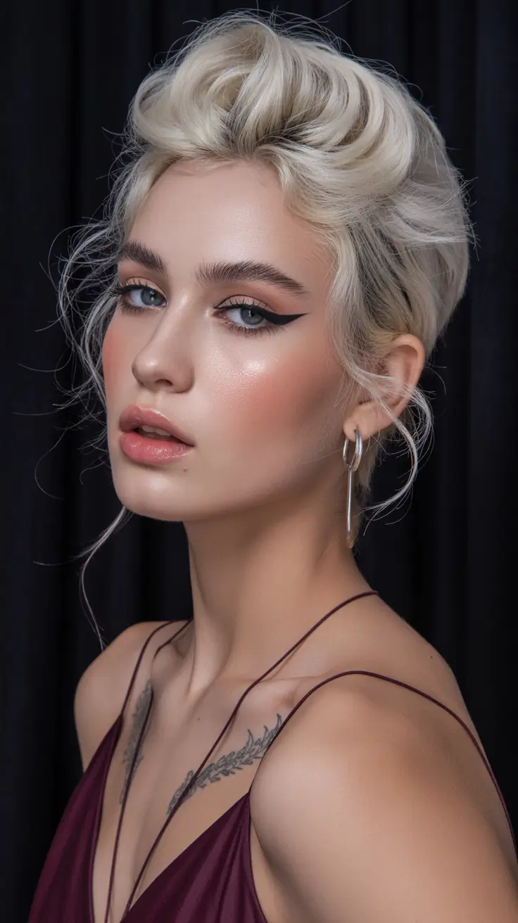 spring hairstyles 2026 Short Platinum Hair