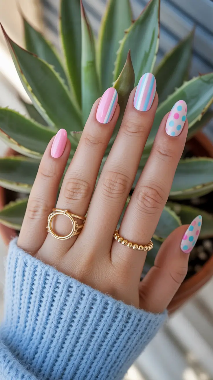 Cute Spring Break Nails 2026 Pastel Design