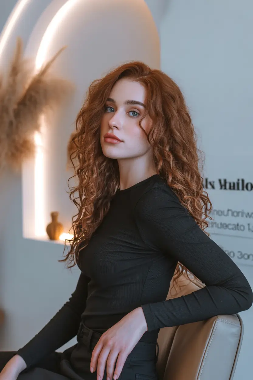 spring Haircuts for diamond Face Shape 2026 Defined Natural Curls With Romantic Shape