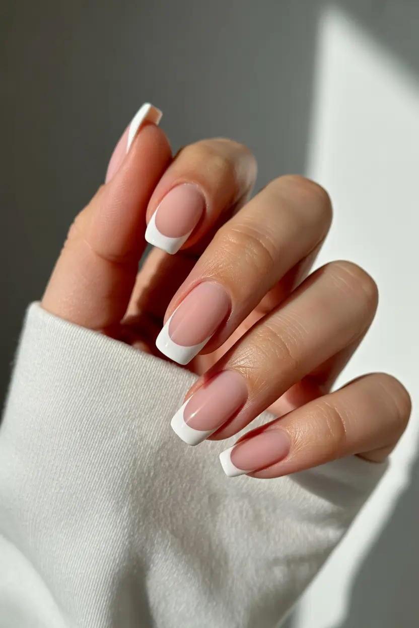 cute spring nail art 2026 Clean Short French For Minimal Spring Days