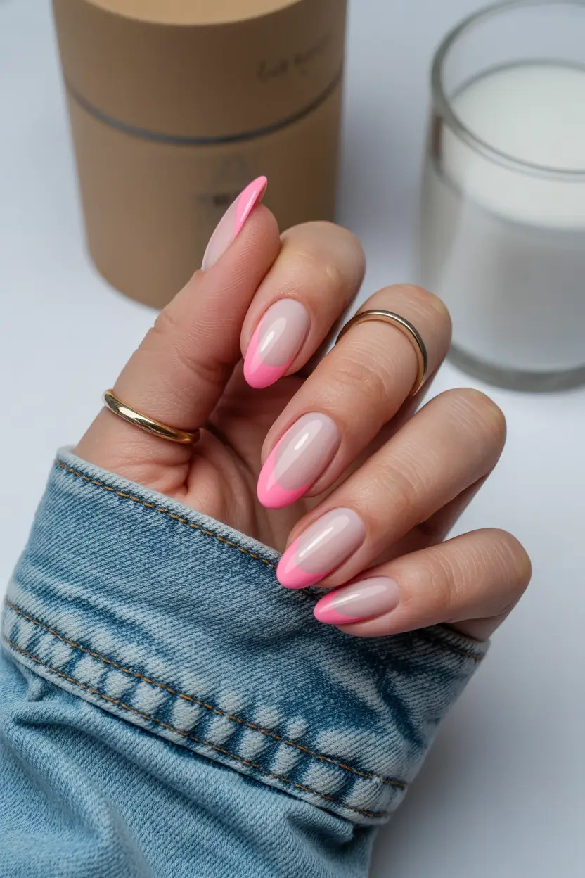 Cute Spring Nails Pink 2026 Soft French Minimal