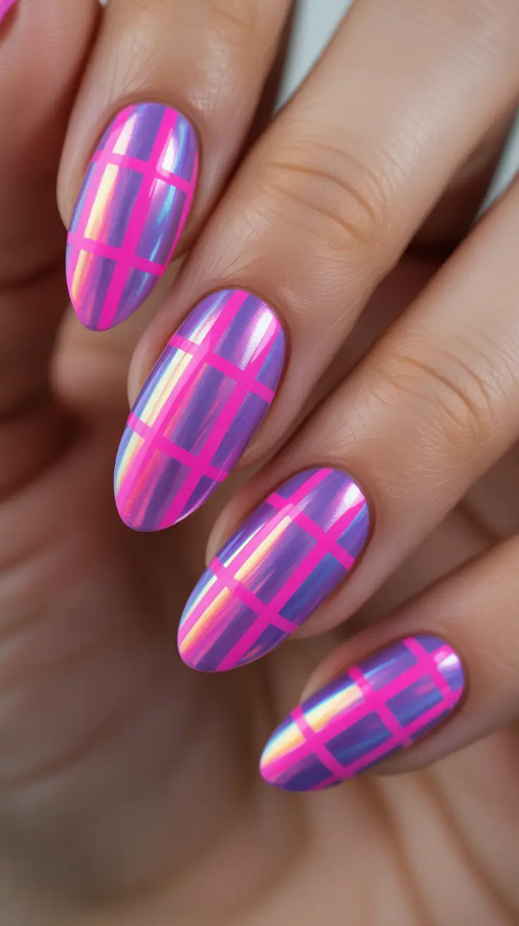 Cute Spring Oval Nails 2026 Pastel Chrome