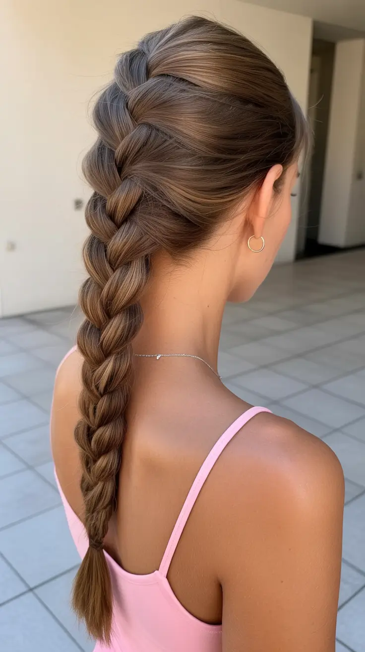 spring braids hairstyle 2026 Soft Romantic Braid - Spring’s Gentle Boho Mood