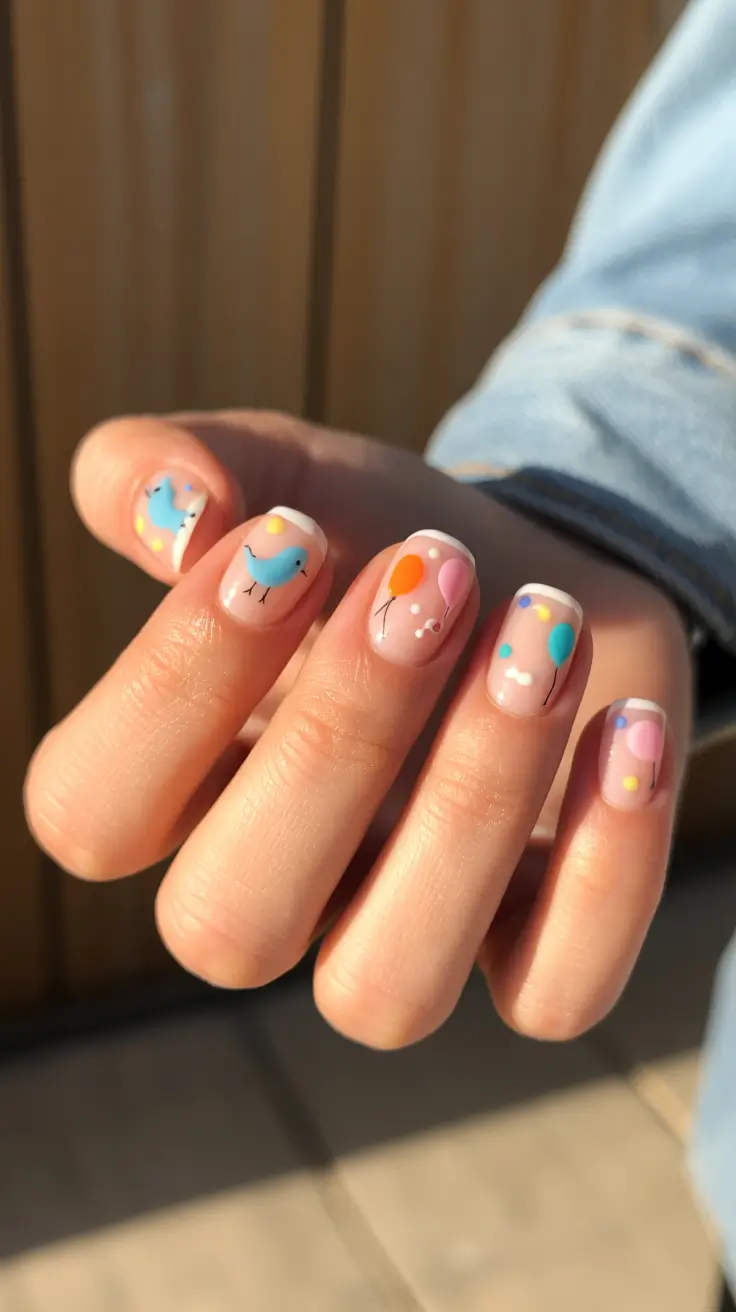 spring easy nail designs 2026 Pastel Art Nails