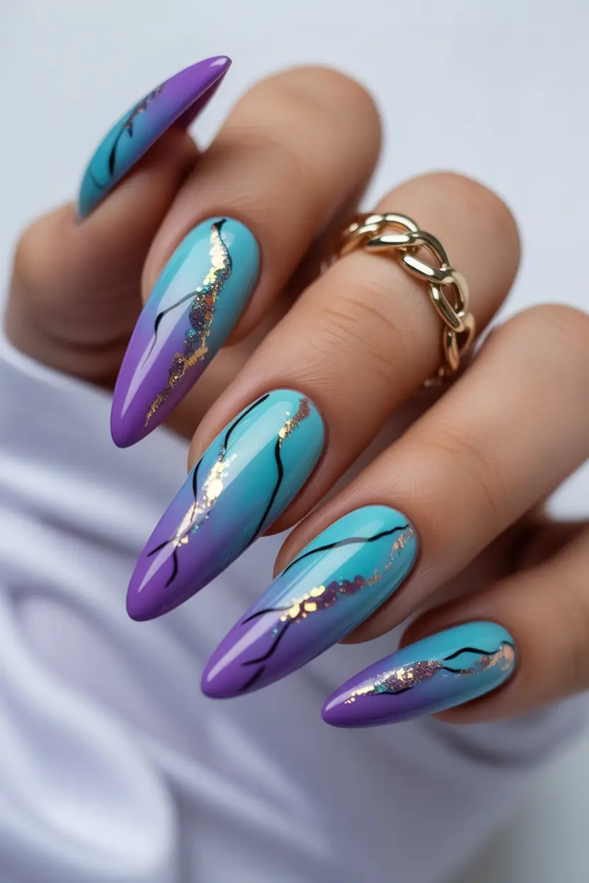 spring easy nail designs 2026 Abstract Spring Nails