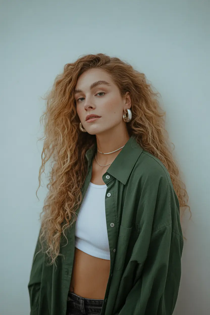 spring hair trends 2026 Loose Natural Curls with Quiet Confidence