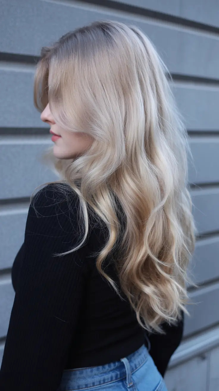 spring hair trends 2026 Glossy Blonde Long Hair
