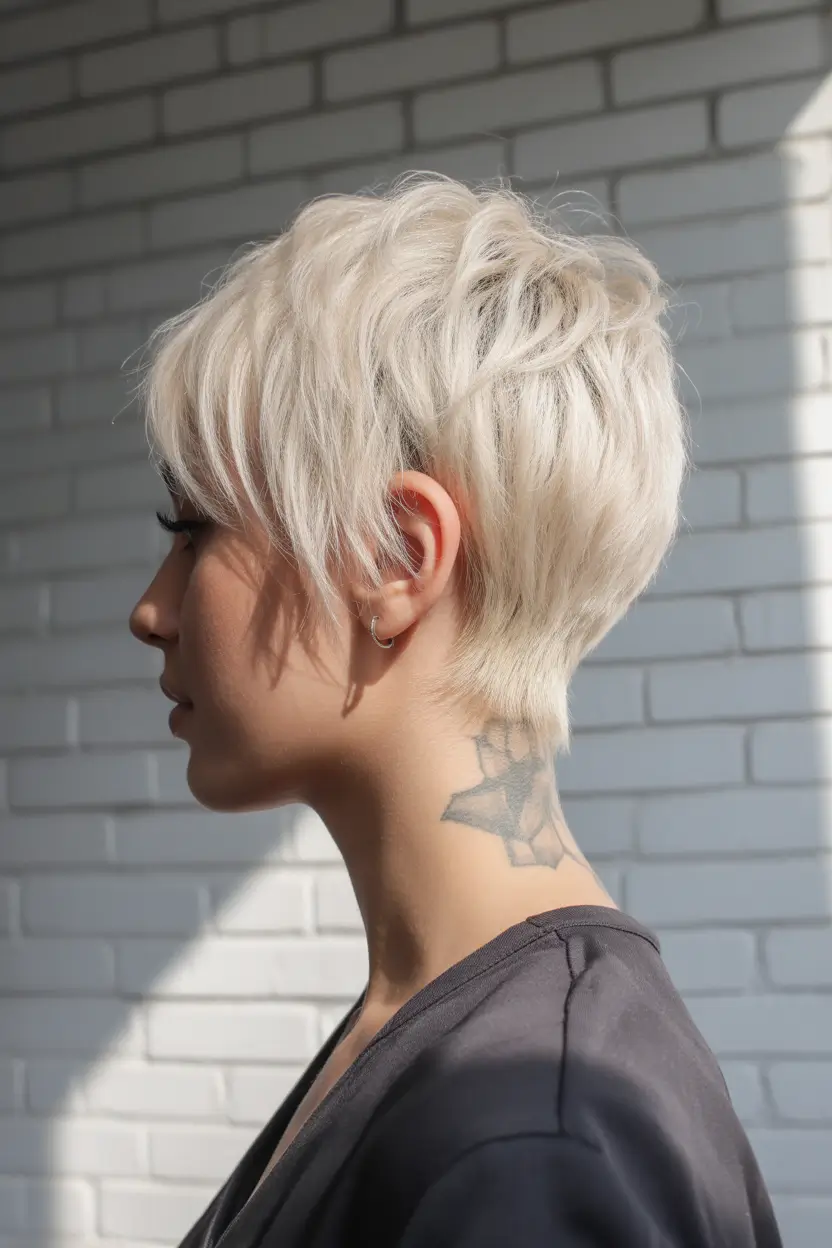 spring blonde hair color 2026 Bright Micro Bob Blonde