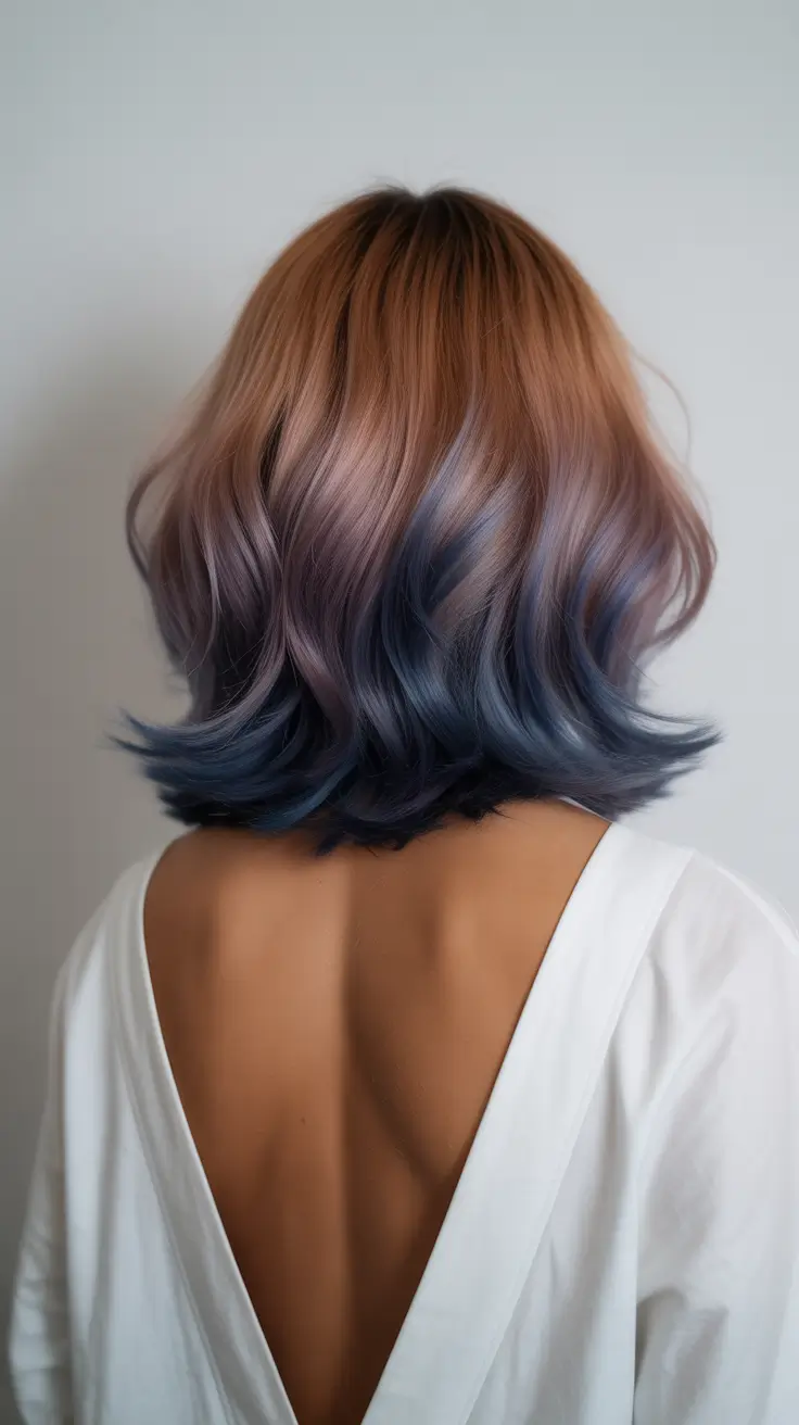 spring hair color trends 2026 Smoky Pastel Short Hair