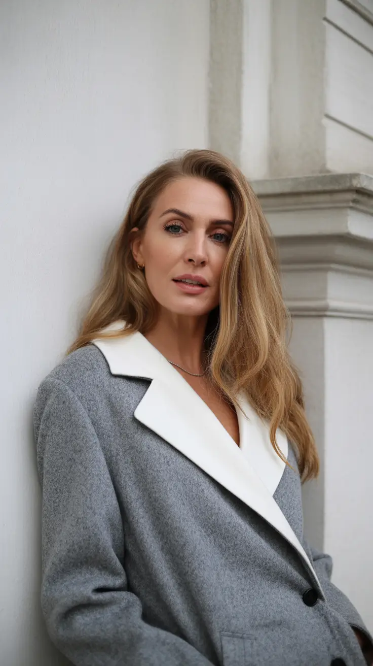 spring Haircuts for Women Over 50 2026 Long Layered Hair with Soft Volume and Warm Highlights