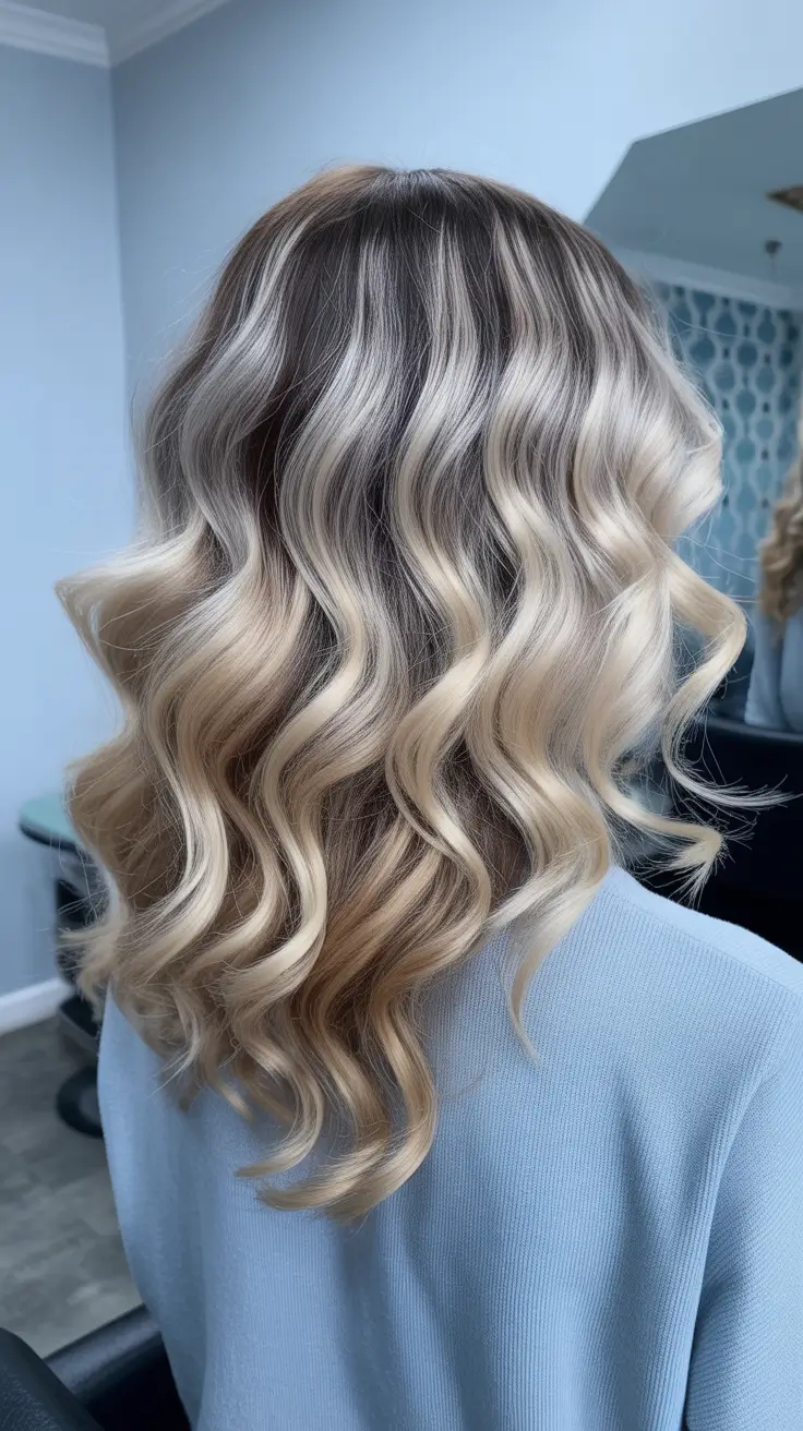 spring Haircuts for Women Over 40 2026 Cool Blonde Melt With Modern Layered Texture