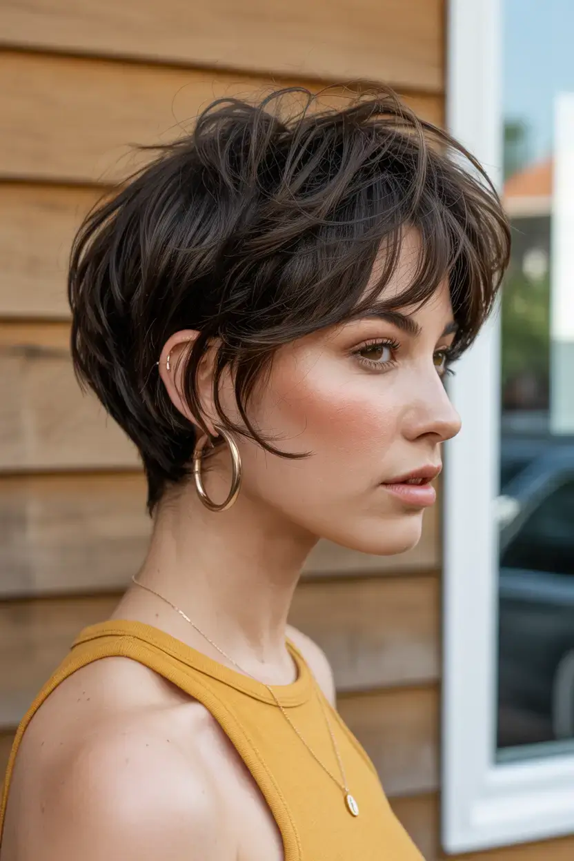 spring short Hairstyles 2026 Effortless Tousled Pixie With Spring Energy