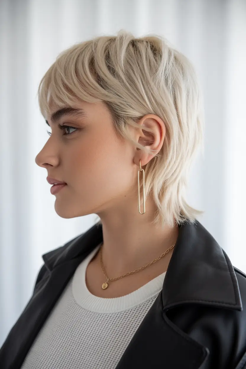 spring haircuts 2026 Soft Platinum Pixie With Layered Movement