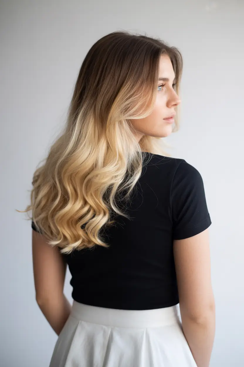 spring haircuts 2026 Natural Long Hair With Soft Color Melt