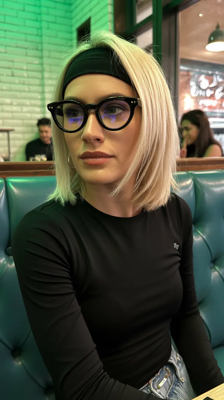 spring hair color warm skin tone 2026 Urban Platinum Bob for Light Olive and Neutral Skin