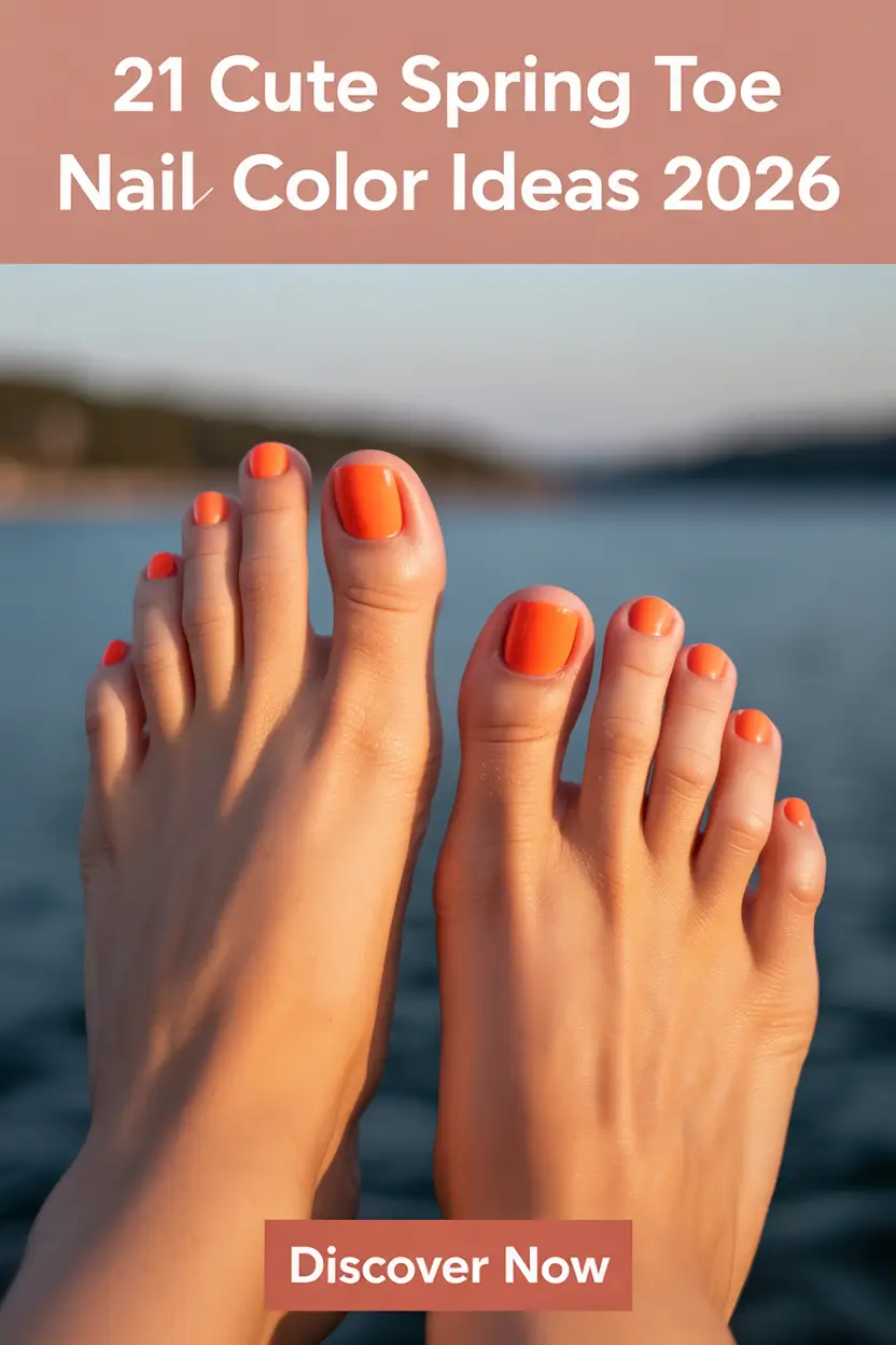 Cute Spring Toe Nail Color Ideas 2026 for Fresh and Pretty Pedicures