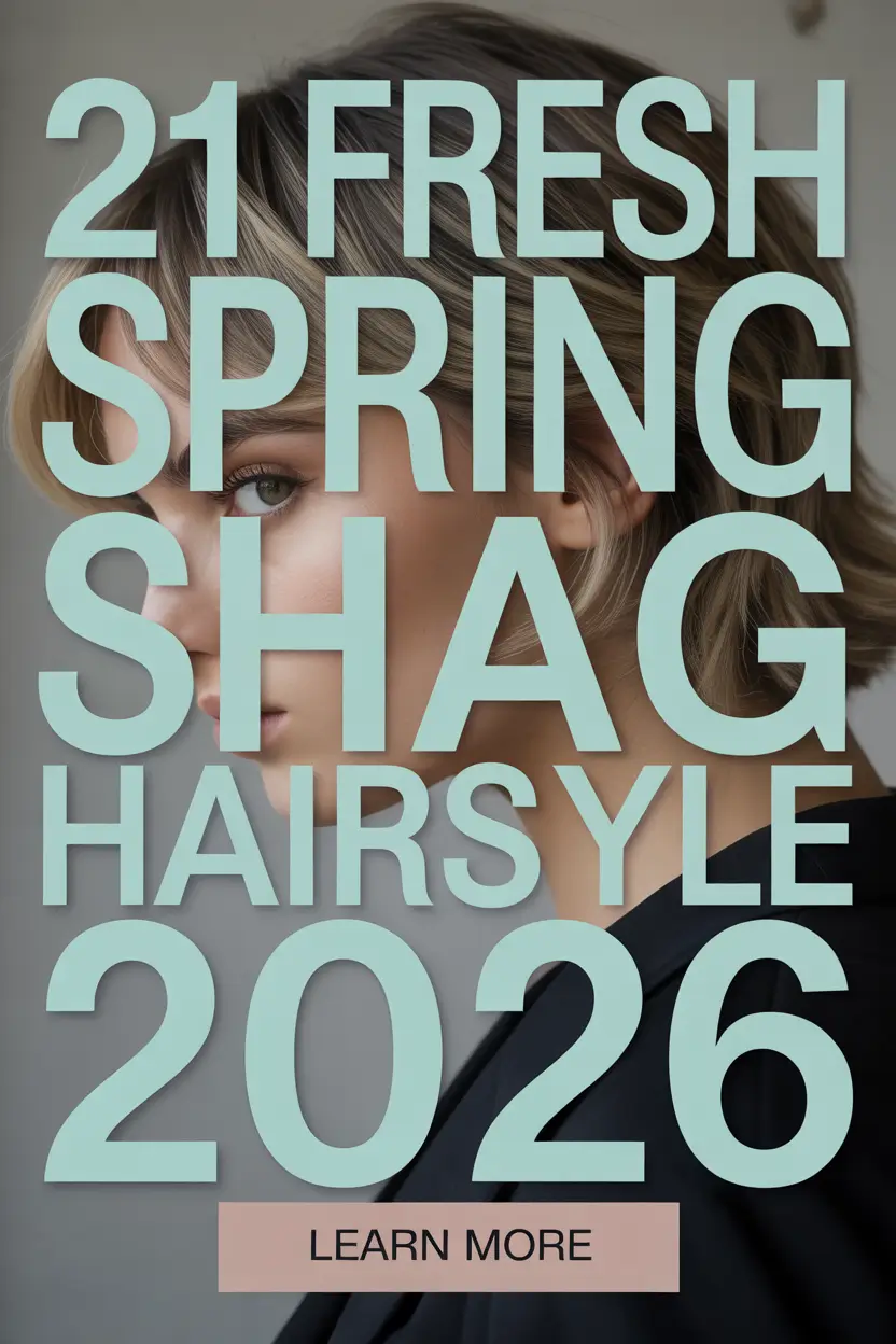 Fresh Spring Shag Hairstyle 2026 Ideas for Short Medium and Long Layered Hair