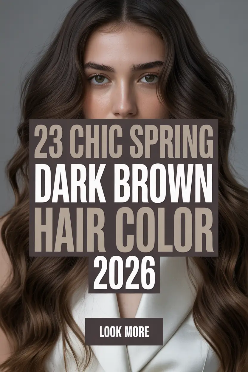 Chic Spring Dark Brown Hair Color 2026 Ideas Every Brunette Will Want to Try