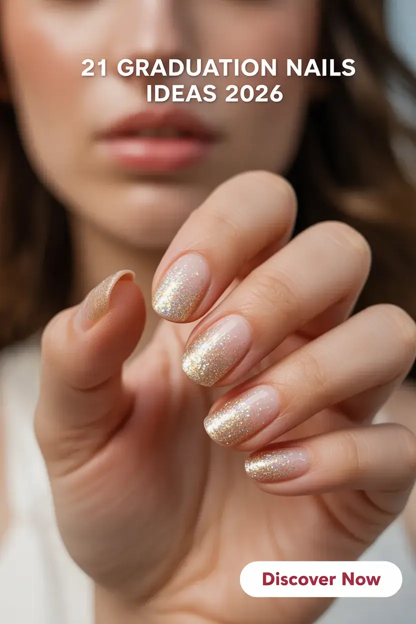 Graduation Nails Ideas 2026 Cute Simple and Classy Designs for College and 8th Grade