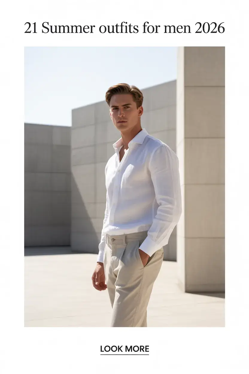 Summer Outfits for Men 2026 That Feel Effortless, Stylish, and Actually Wearable