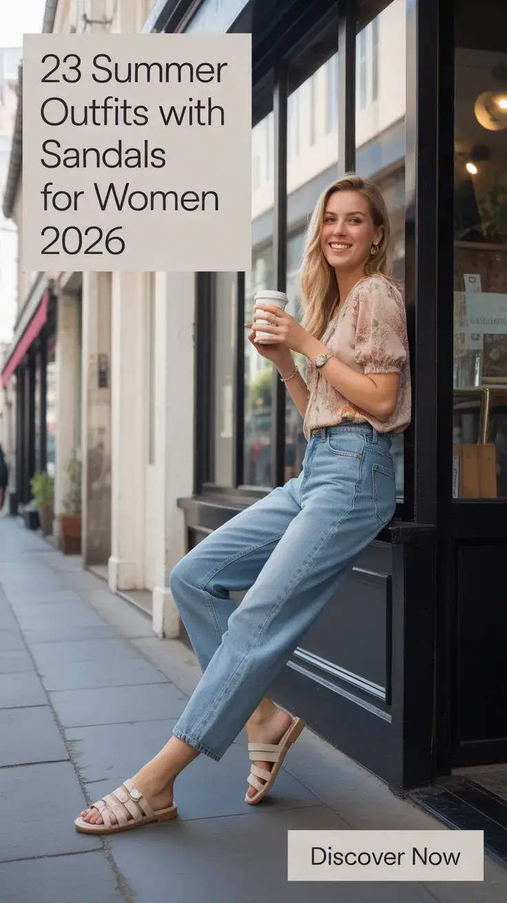 Summer Outfits with Sandals for Women 2026 That Feel Effortless and Chic