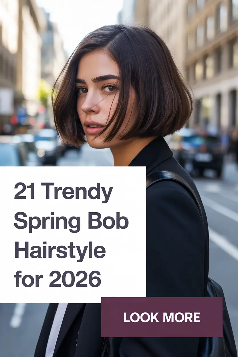 Trendy Spring Bob Hairstyle For 2026 Ideas You Will Want to Try