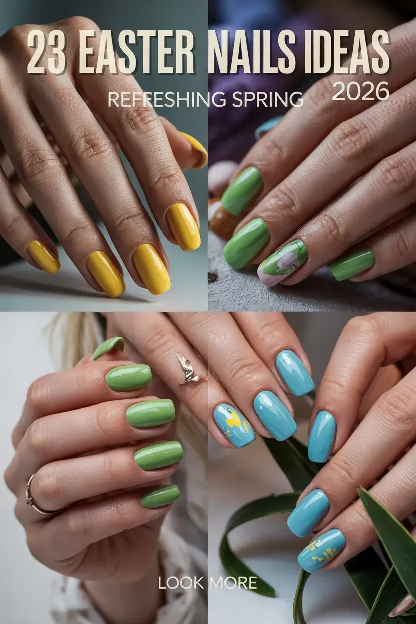 Easter Nails Ideas 2026 Cute Pastel Spring Designs and Fun Nail Art Inspo