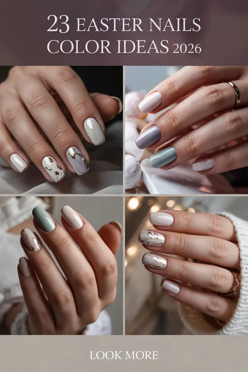 Easter Nails Color Ideas 2026 Cute Pastel Spring Designs to Try