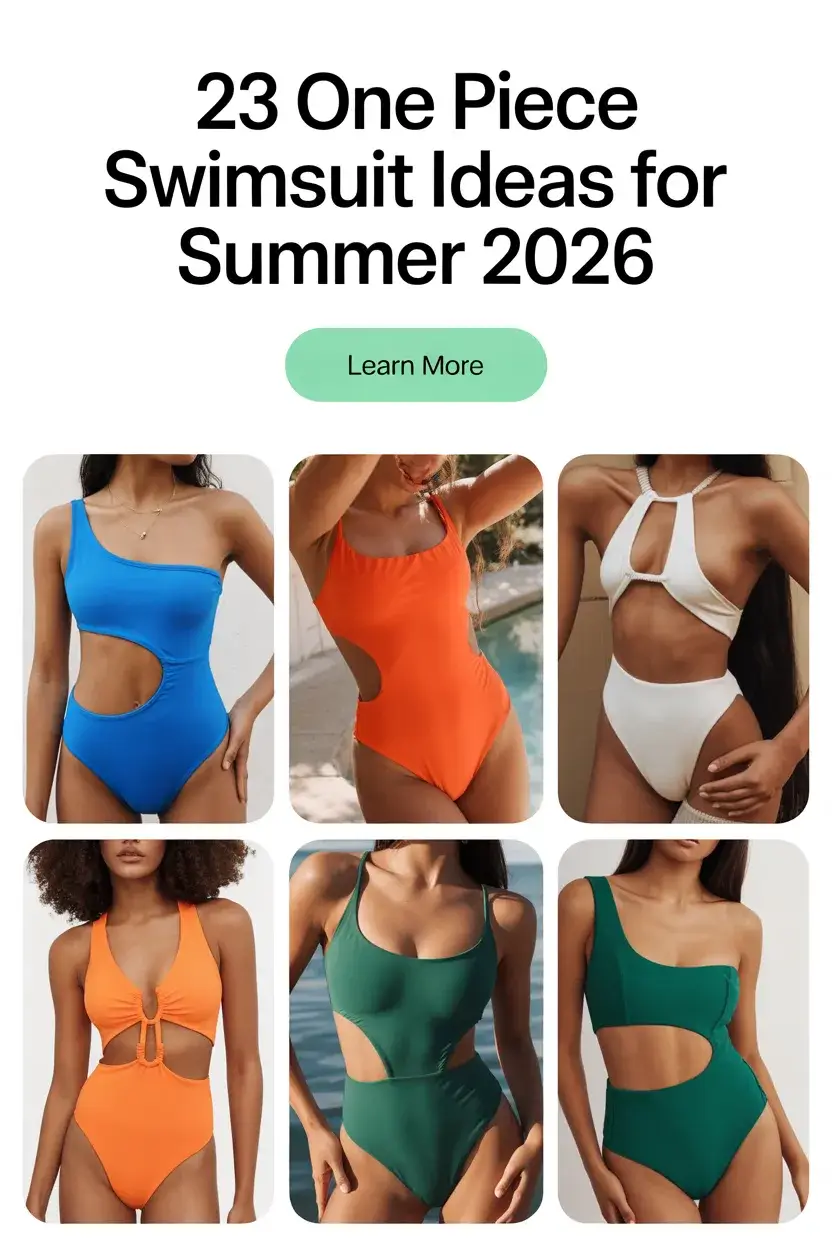 One Piece Swimsuit Ideas For Summer 2026 That Are Flattering, Unique and Beach Ready