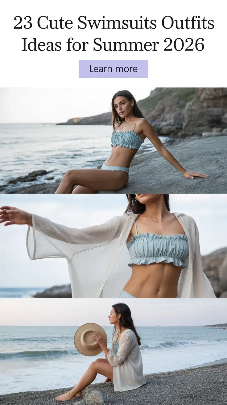 Cute Swimsuits Outfits Ideas For Summer 2026 That Are Flattering, Stylish and Pinterest Worthy