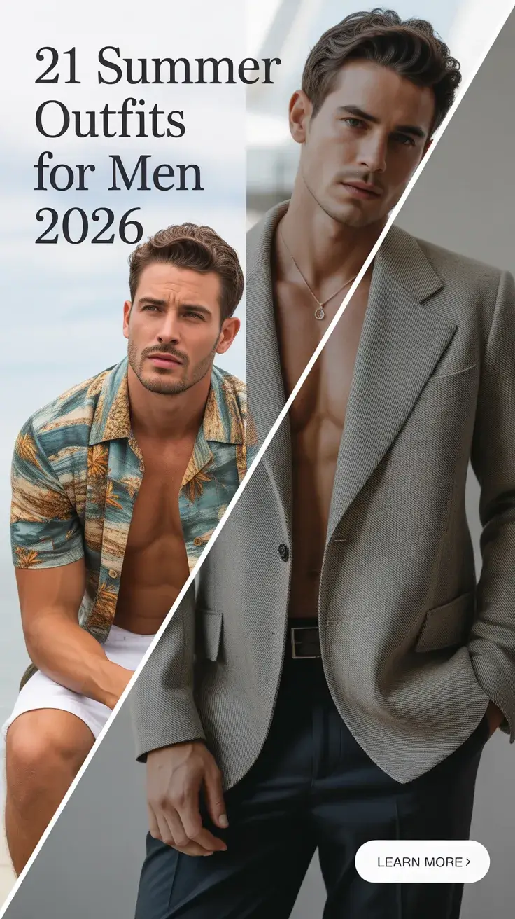 Summer Outfits for Men 2026 That Feel Effortless, Stylish, and Actually Wearable