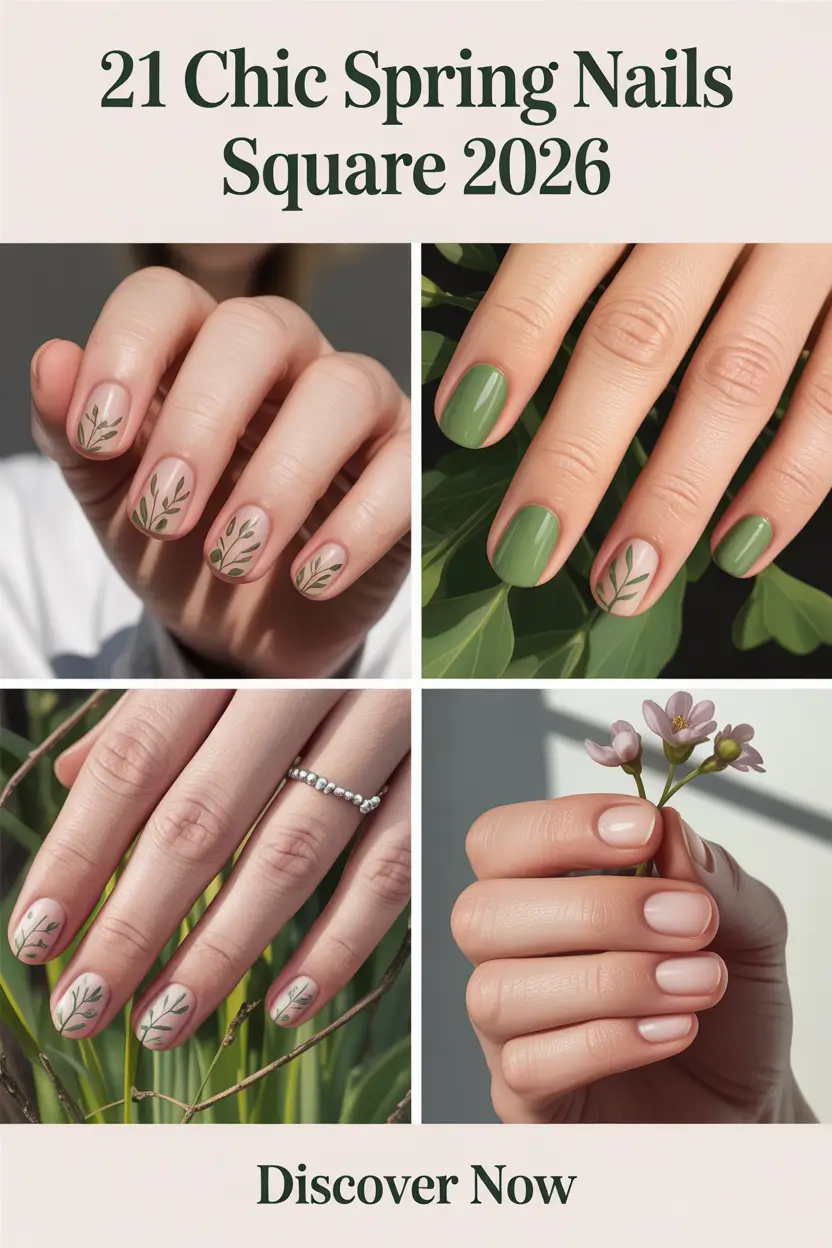 Chic Spring Nails Square 2026 Ideas for Fresh and Elegant Manicures