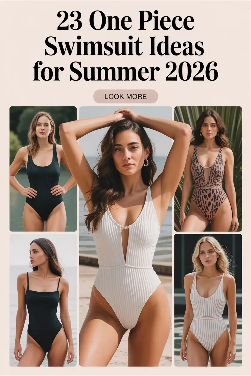 One Piece Swimsuit Ideas For Summer 2026 That Are Flattering, Unique and Beach Ready