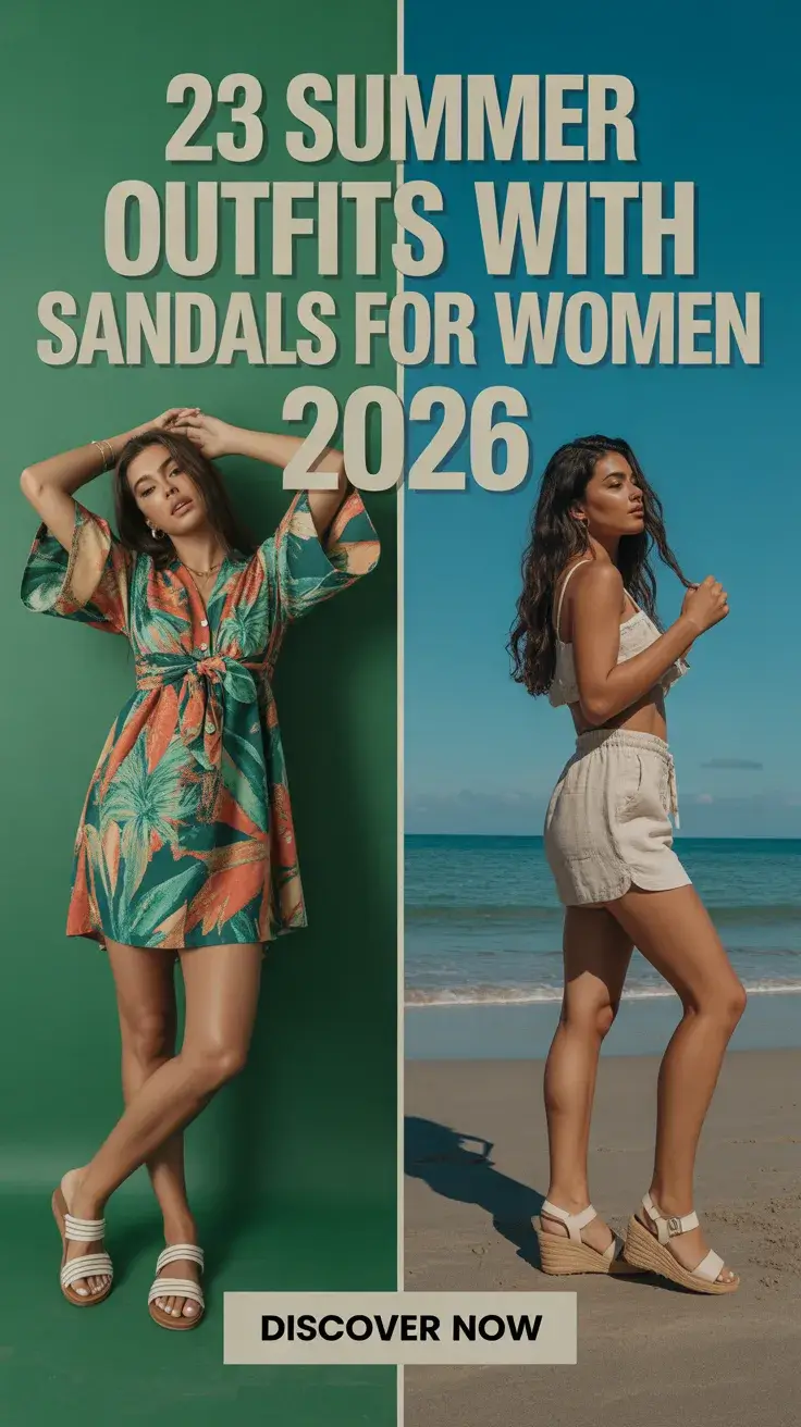 Summer Outfits with Sandals for Women 2026 That Feel Effortless and Chic