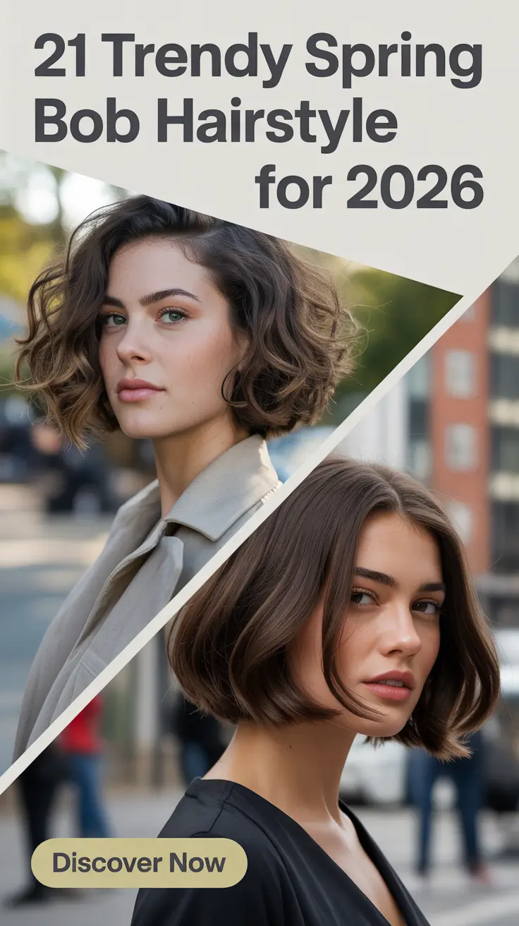 Trendy Spring Bob Hairstyle For 2026 Ideas You Will Want to Try